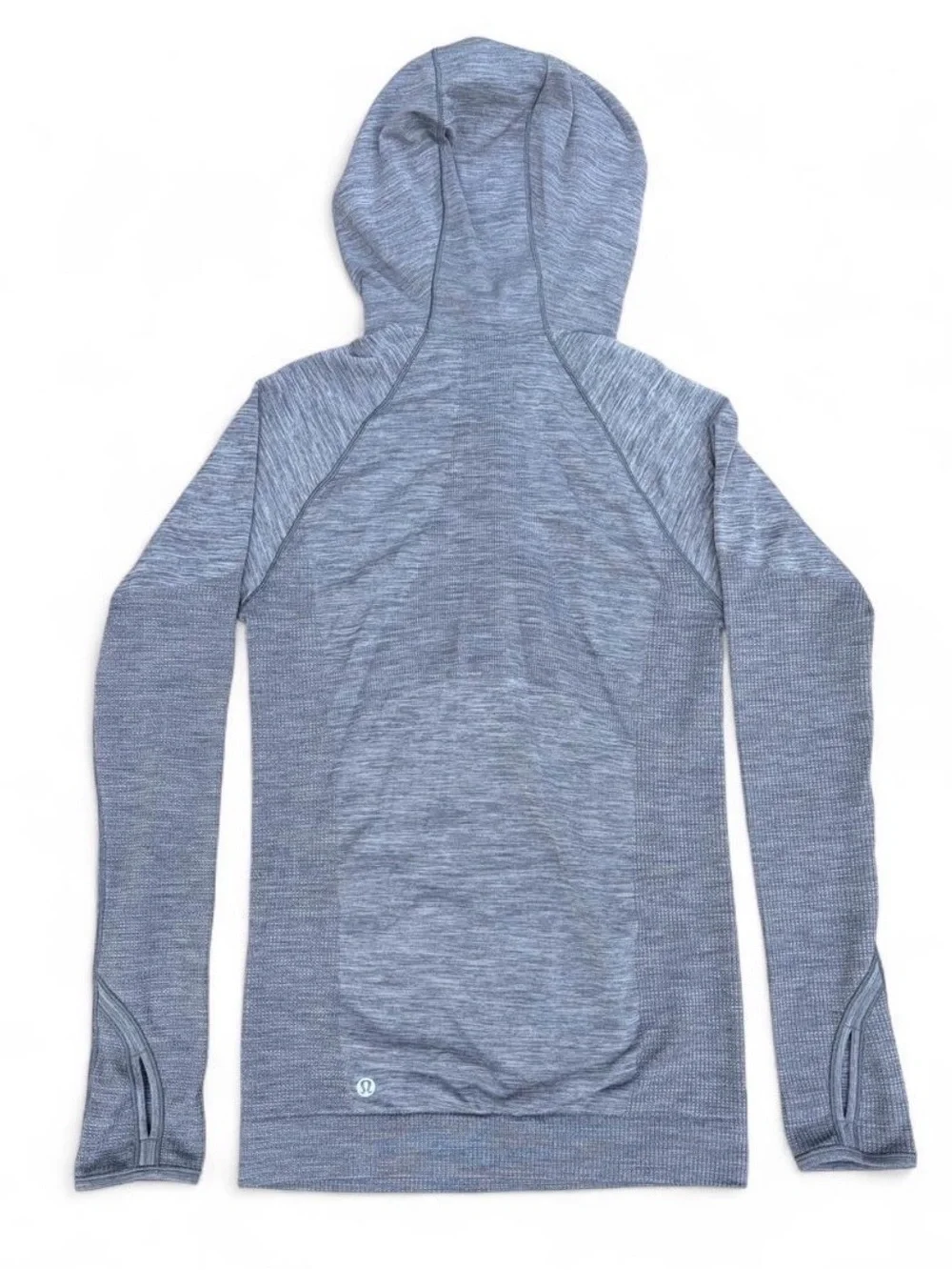 The Lululemon Women’s Sz. 6 Swiftly Tech Wool Pullover in heather gray